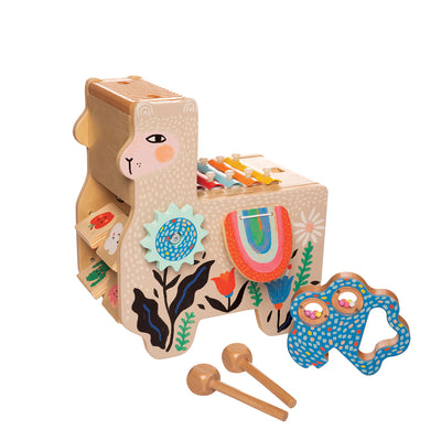 Manhattan Musical Lili Llama Wooden Toddler Xylophone Activity Toy (Open Box)