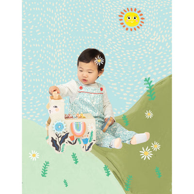 Manhattan Musical Lili Llama Wooden Toddler Xylophone Activity Toy (Open Box)