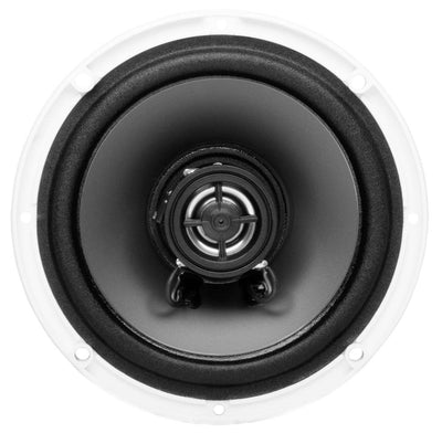 2) NEW BOSS MR50W 5.25" 2-Way 150W Marine/Boat Coaxial Audio Speakers - White