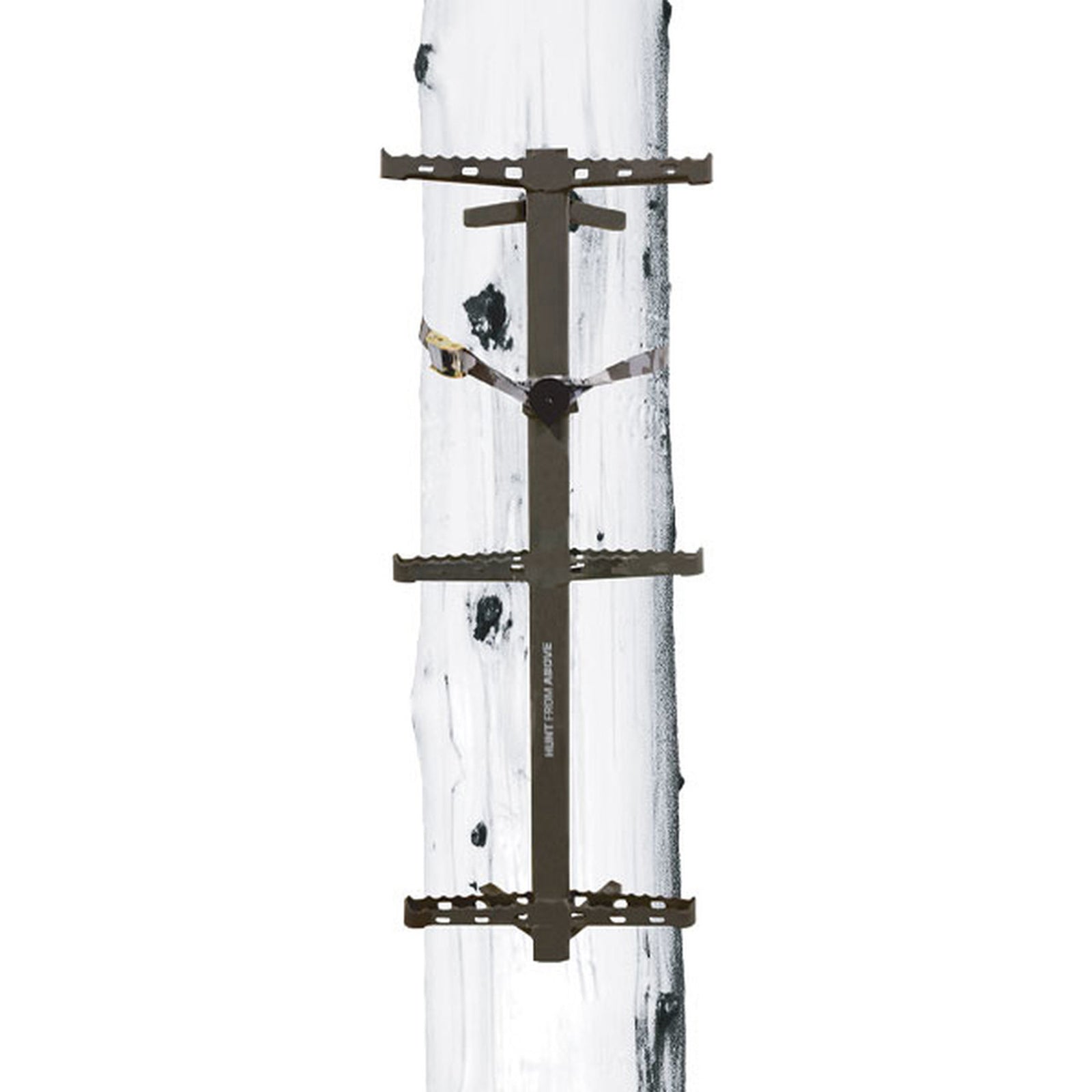 Hawk Ranger Traction Climbing Sticks with Treestand and Full Body Safety Harness - VMInnovations
