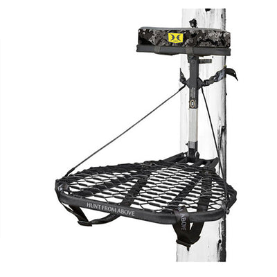 Hawk Ranger Traction Climbing Sticks with Treestand and Full Body Safety Harness - VMInnovations