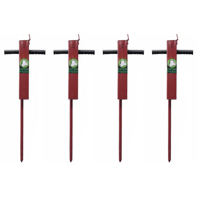 Rugged Ranch Professional Gopher Prod Tool, Red (4 Pack) - VMInnovations