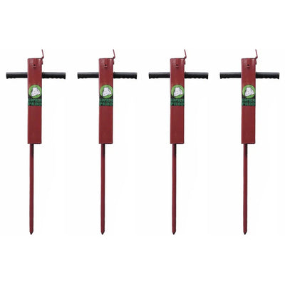 Rugged Ranch Professional Gopher Prod Tool, Red (4 Pack)