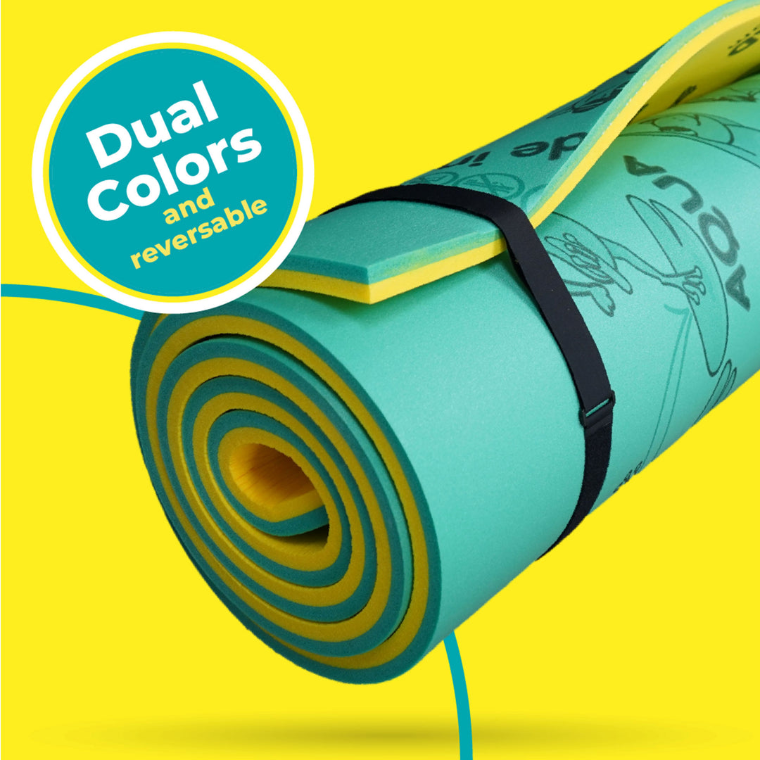 Aqua Lily Pad Water Mat Floating Foam Pad for Lake, Yellow (Open Box) - VMInnovations