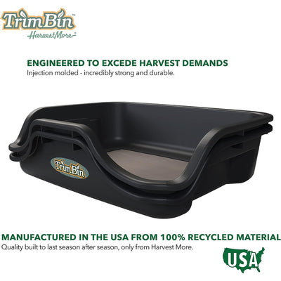 Harvest More Trim Bin 2 Piece Workstation Container with Screen and Mirror Tray