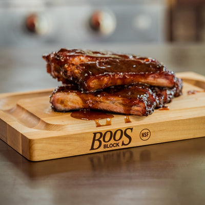 John Boos Block Chop-N-Slice 8 x 12" Maple Wood Reversible Cutting Board (Used) - VMInnovations