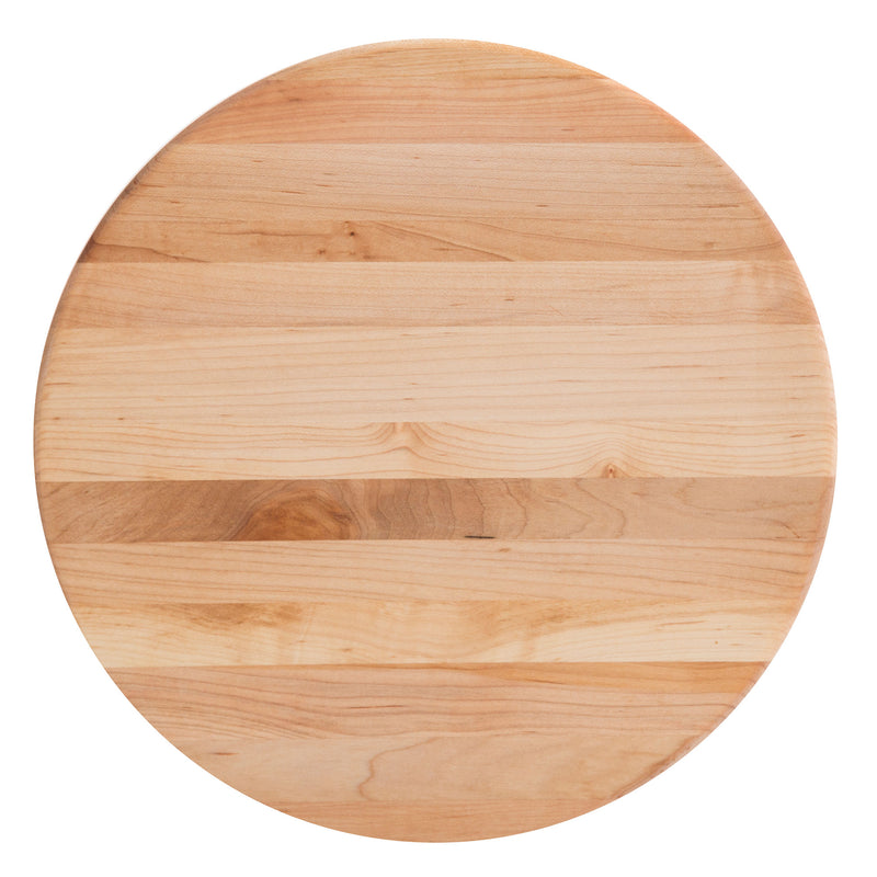 John Boos 12" Diameter 1.5" Thick Maple Wood Round Cutting Board (Open Box)