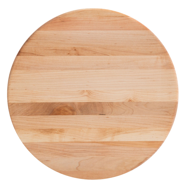 John Boos 12" Diameter 1.5" Thick Maple Wood Round Cutting Board (Open Box)