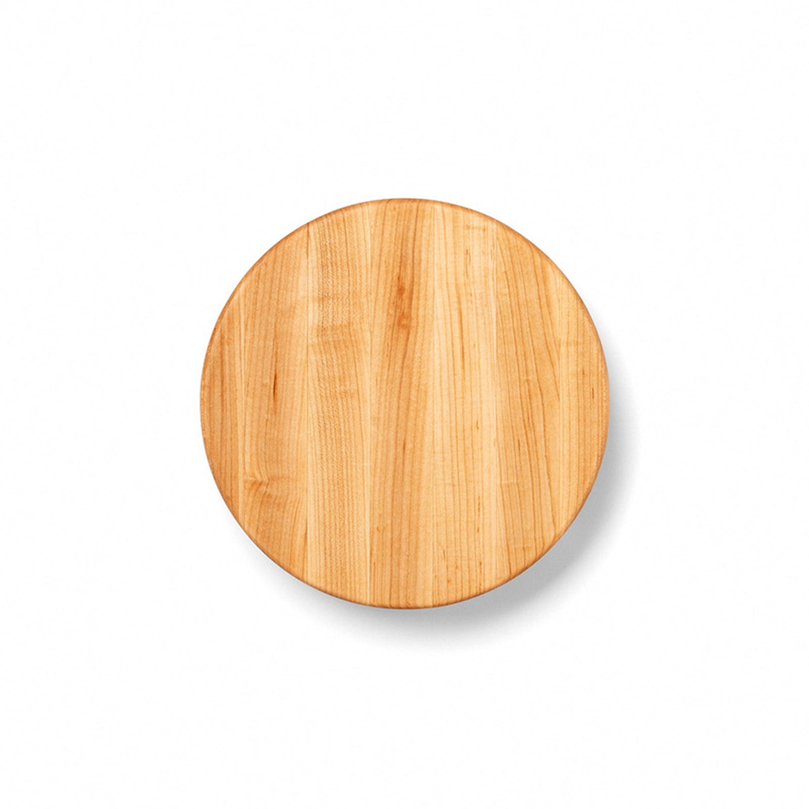 John Boos Maple Wood Edge Grain Round Cutting Board for Kitchen, 12" x 1.5" - VMInnovations