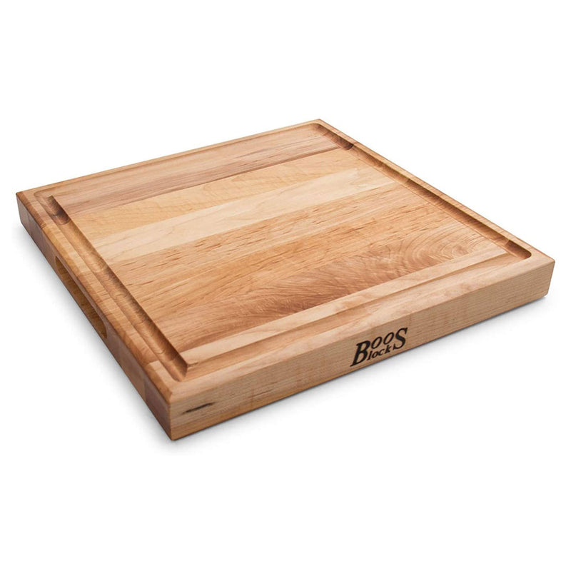 John Boos Block 15x15" Square Cutting/Carving Board w/ Juice Groove (Open Box)