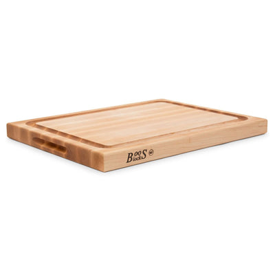 John Boos Block 15" Wide Cutting/Carving Board Juice Groove, Maple (Open Box)