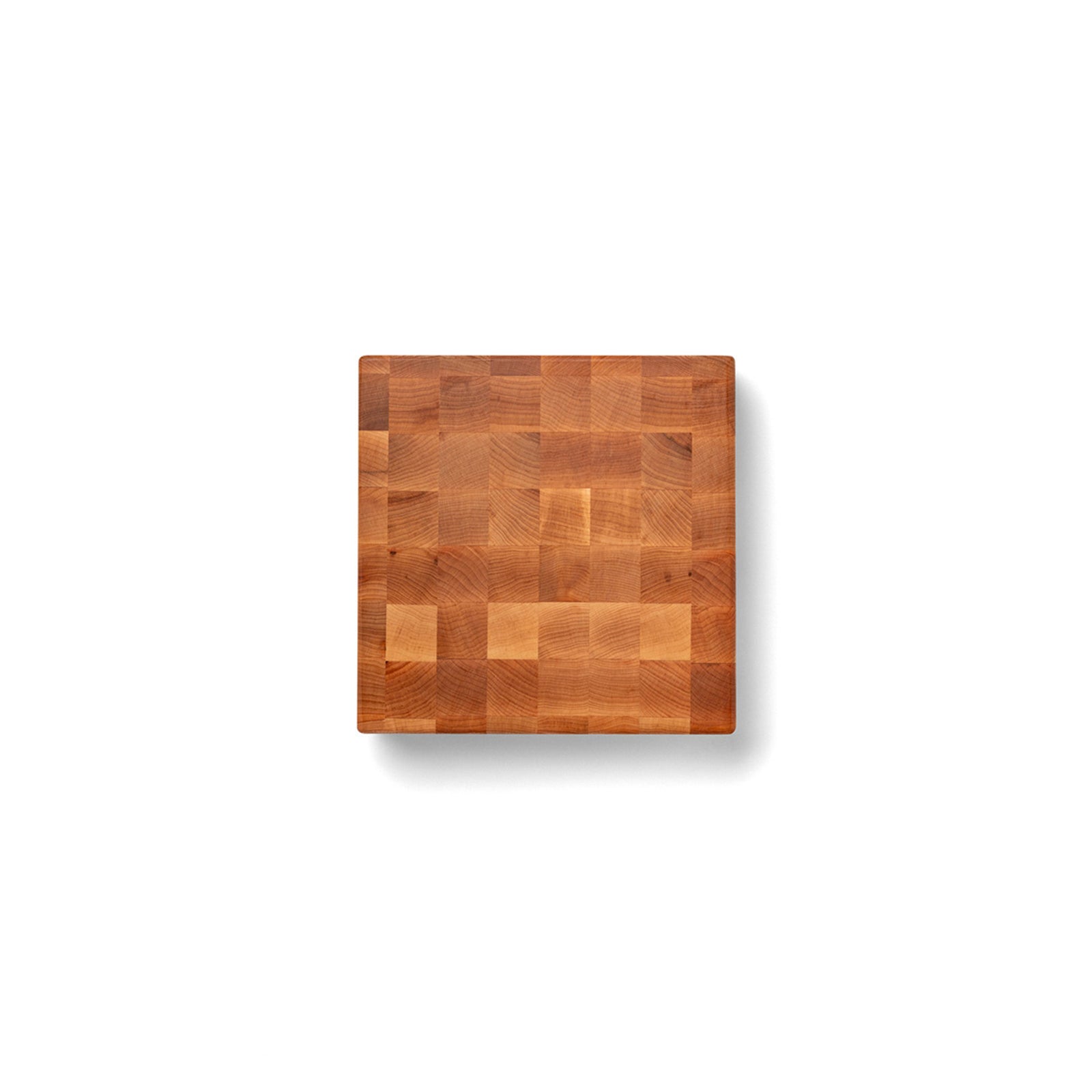 John Boos Small Maple Wood End Grain Cutting Board for Kitchen, 12" x 12" x 3" - VMInnovations