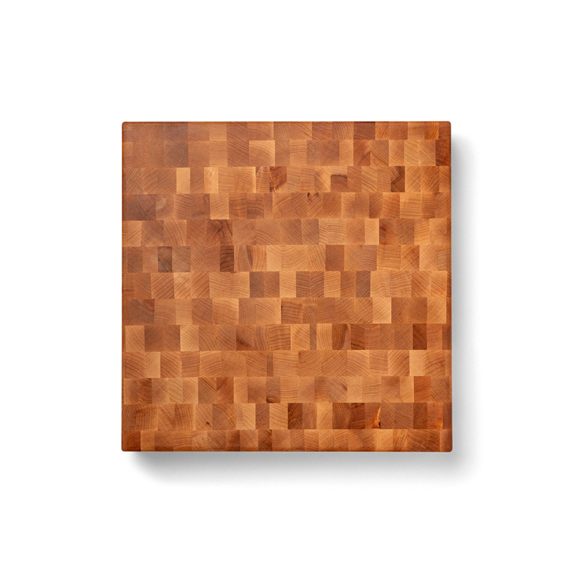 John Boos Large Maple Wood End Grain Cutting Board, 18" x 18" x 3" (Used) - VMInnovations