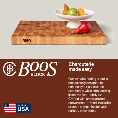 John Boos Block 24" x 18" End Grain Wood Reversible Chopping Block (Open Box) - VMInnovations