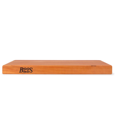 John Boos Cherry Wood Edge Grain Reversible Cutting Board, 18"x12"x1.5"(Used)