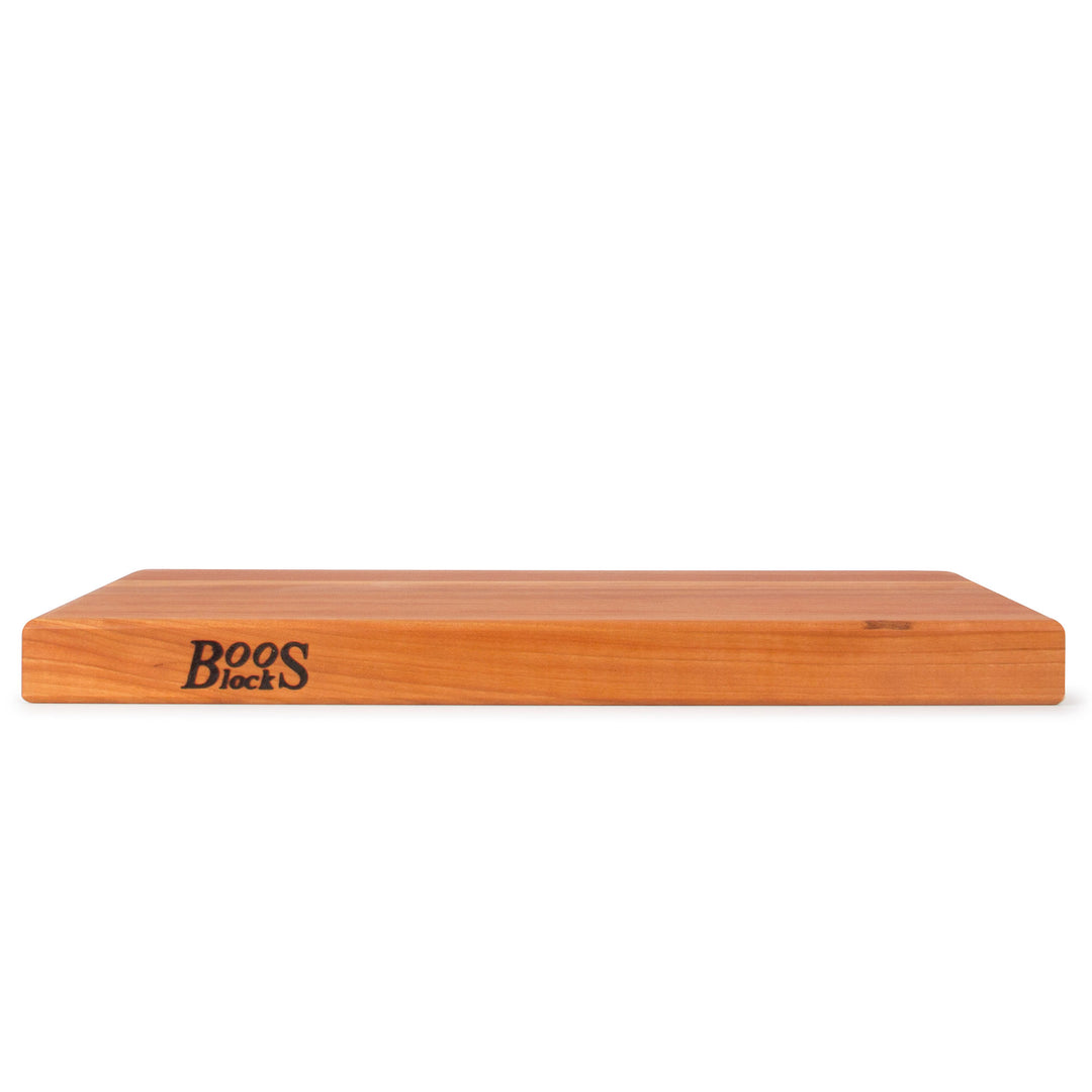 John Boos Cherry Wood Edge Grain Reversible Cutting Board, 24 x 18 x 1.5 Inches
