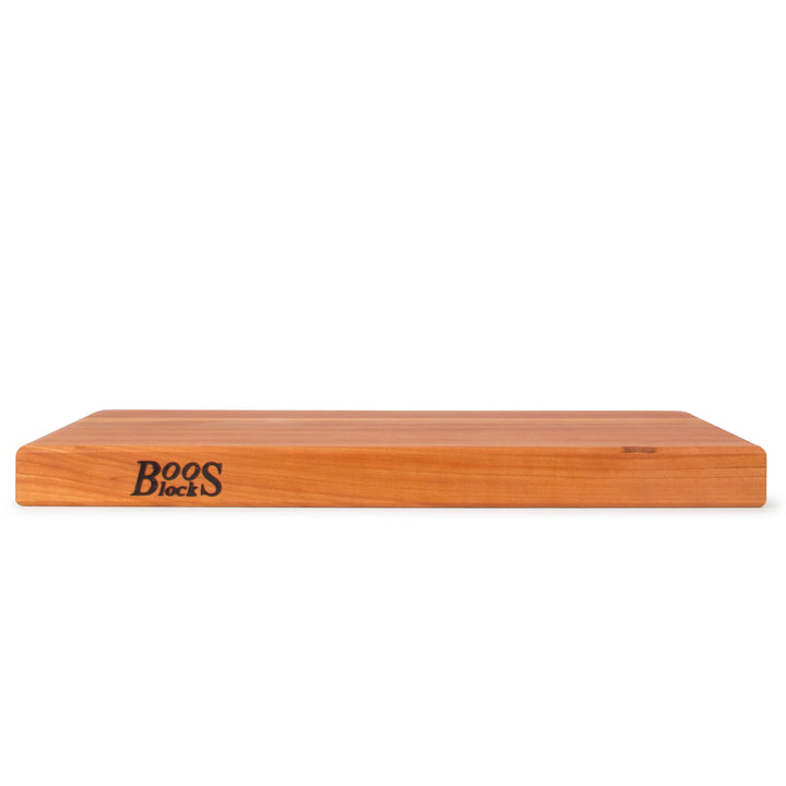 John Boos Cherry Wood Edge Grain Reversible Cutting Board, 24 x 18 x 1.5 Inches