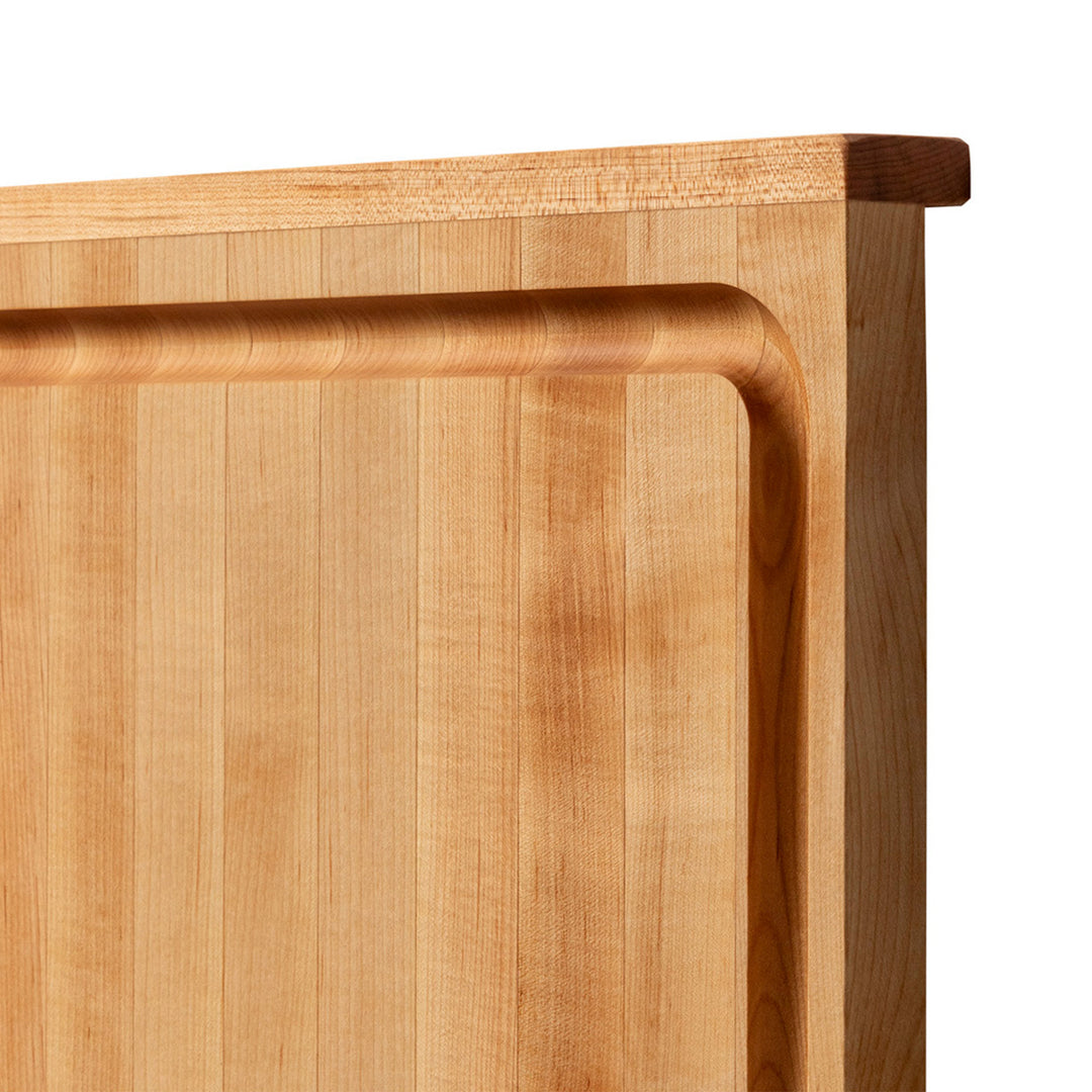 John Boos Countertop Reversible Wood Cutting Board with Juice Groove, Maple - VMInnovations
