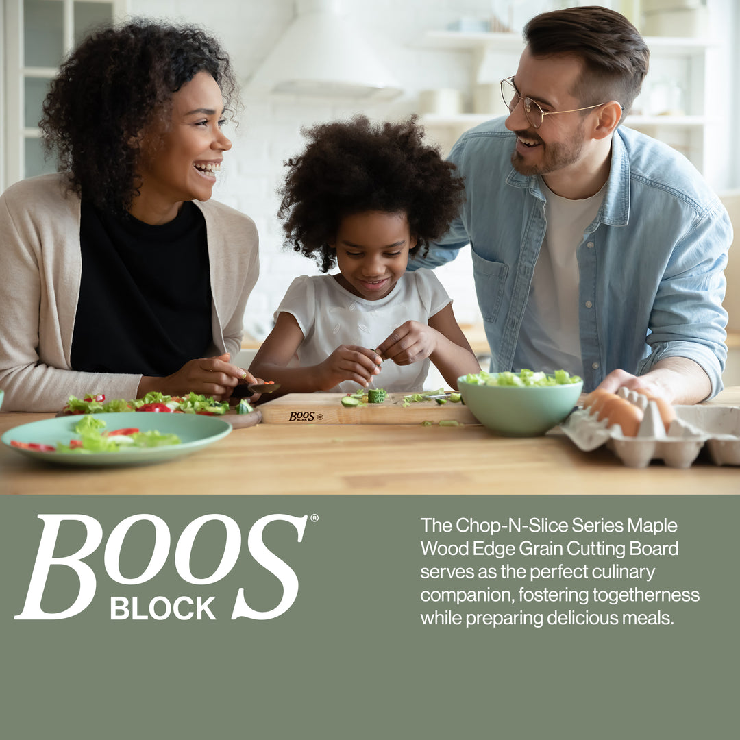 John Boos Maple Wood Edge Grain Reversible Cutting Board, 18 x 12 x 1.25" (Used) - VMInnovations