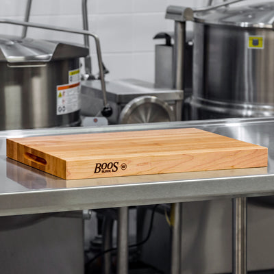 John Boos Platinum Series Reversible Wood Cutting Board, 20"x15"x1 3/4", Maple