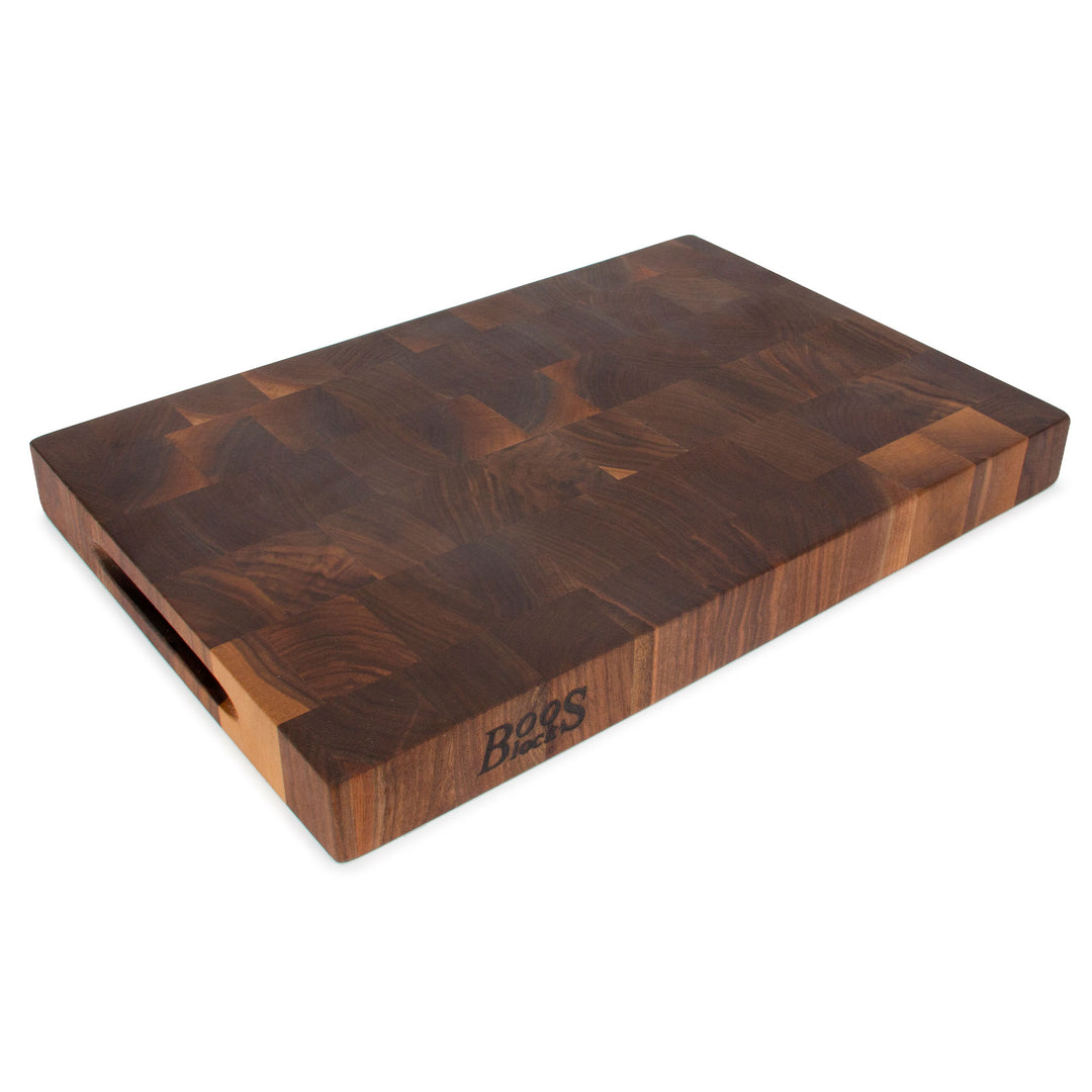 John Boos Walnut Wood Edge Grain Reversible Cutting Board, 18x12x1.75(Open Box)