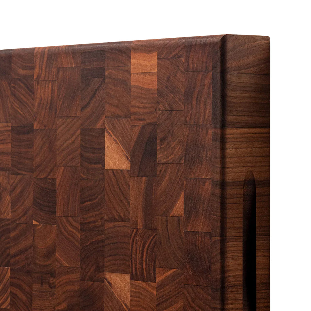 John Boos Walnut Wood Edge Grain Reversible Cutting Board, 18 x 12 x 1.75 Inches