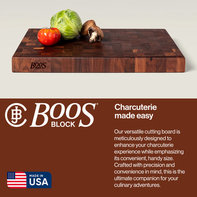 John Boos Wood Edge Grain Reversible Cutting Board, 18 x 12 x 1.75 Inches (Used)