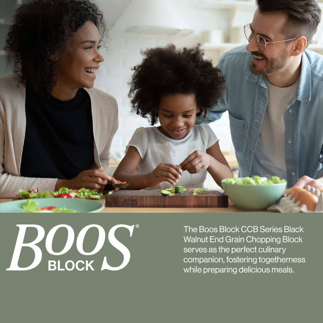 John Boos Walnut Wood Edge Grain Reversible Cutting Board, 18x12x1.75(Open Box) - VMInnovations