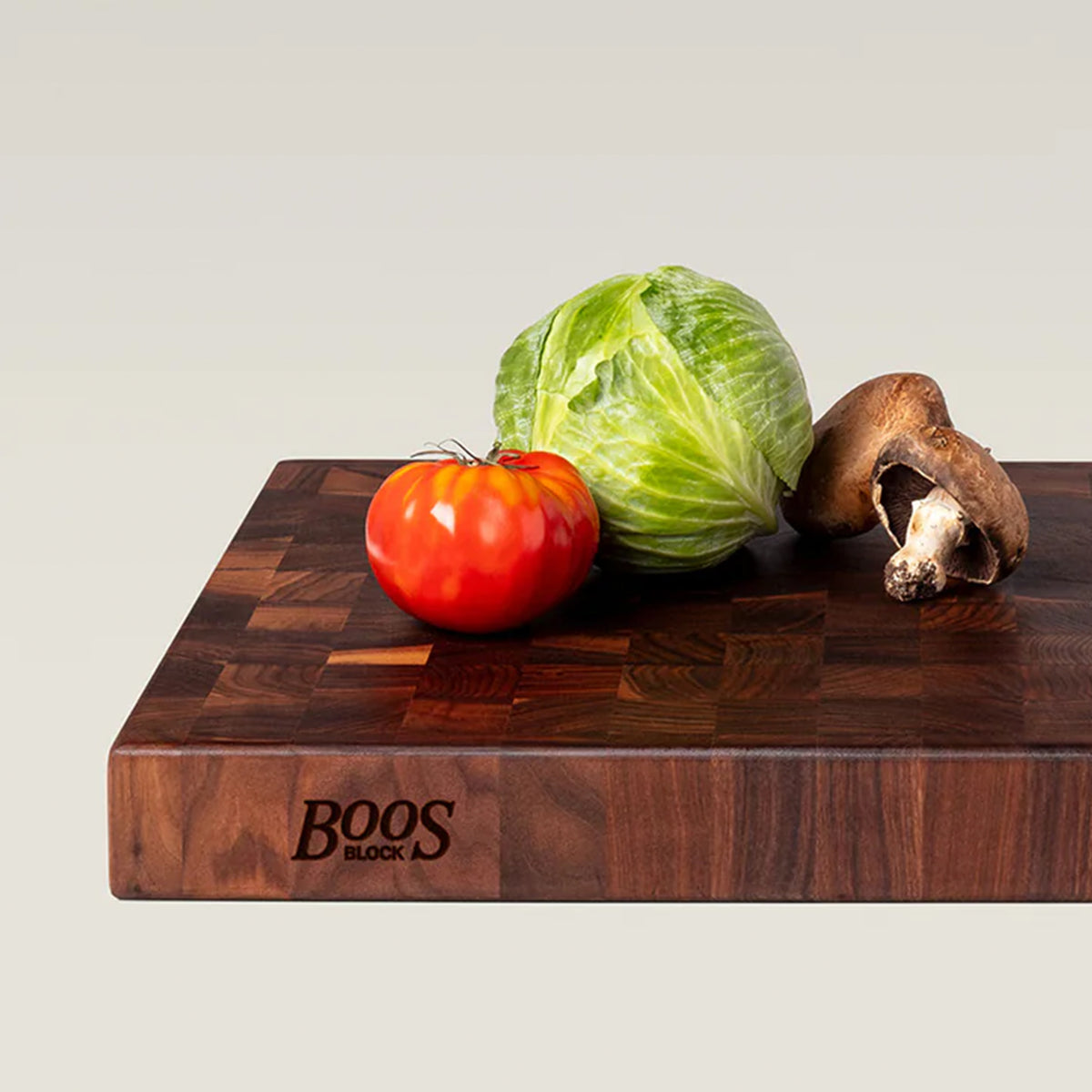 John Boos Walnut Wood Edge Grain Reversible Cutting Board, 18x12x1.75(Open Box)