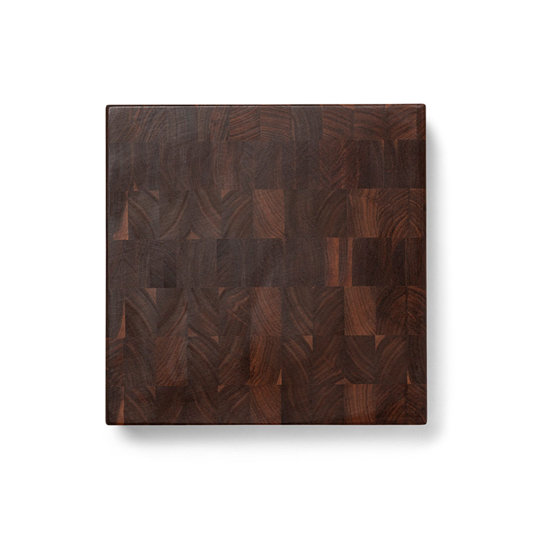 John Boos Large Walnut Wood End Grain Cutting Board for Kitchen, 18" x 18" x 3" - VMInnovations