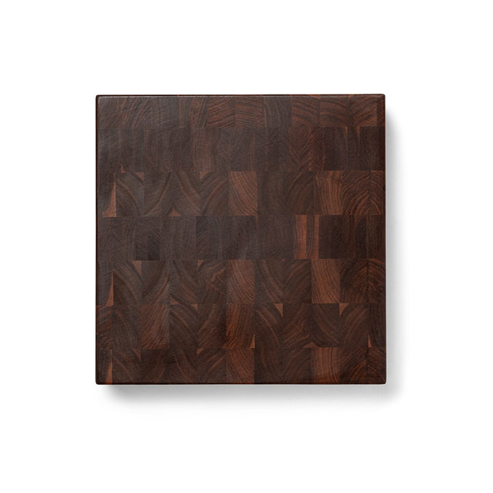 John Boos Large Walnut Wood End Grain Cutting Board for Kitchen, 18" x 18" x 3" - VMInnovations
