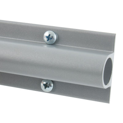 Easy Track 12" Easily Accessible Sliding Wardrobe Closet Rod, Chrome (Used)