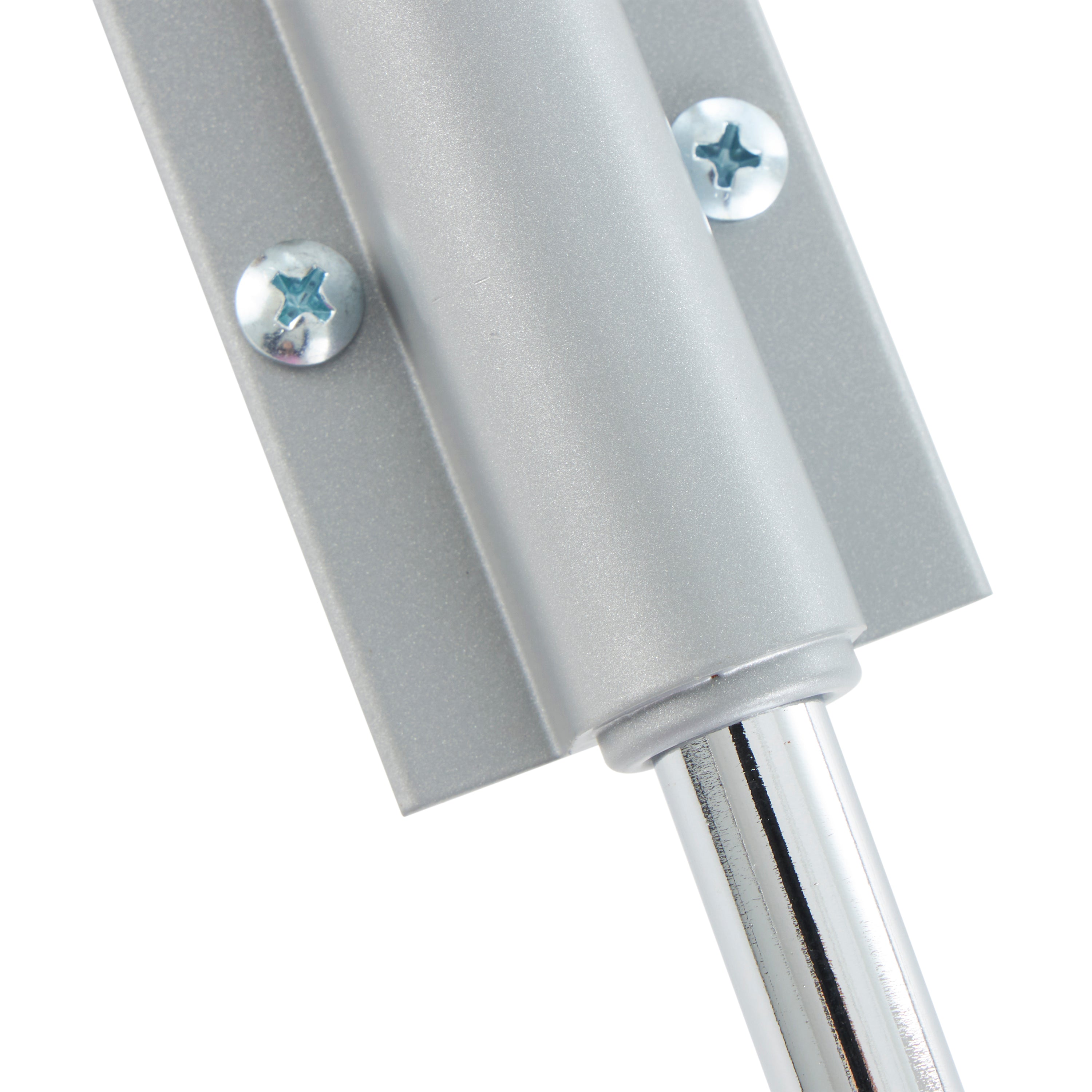 Easy Track 12" Easily Accessible Sliding Wardrobe Closet Rod, Chrome (Used)