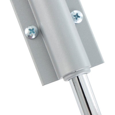 Easy Track 12" Easily Accessible Sliding Wardrobe Closet Rod, Chrome (Used)