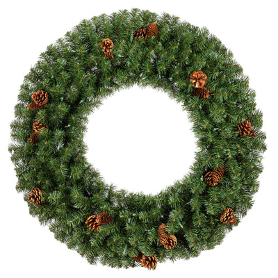 Evergreen Classics 36" Pre-Lit Christmas Wreath w/ LED Lights and Timer (Used)