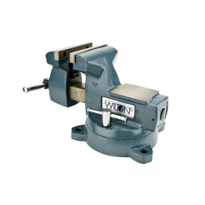 Wilton WIL-21800 8 Inch Jaw 4-3/4 Inch Throat Depth Bench Vise with Swivel Base