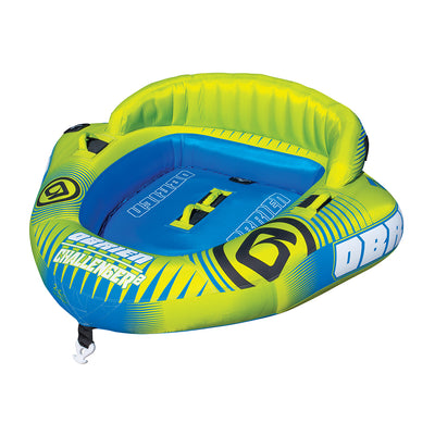 O'Brien Challenger 2 Cockpit Series 2 Person Towable Tube, Green (Open Box)