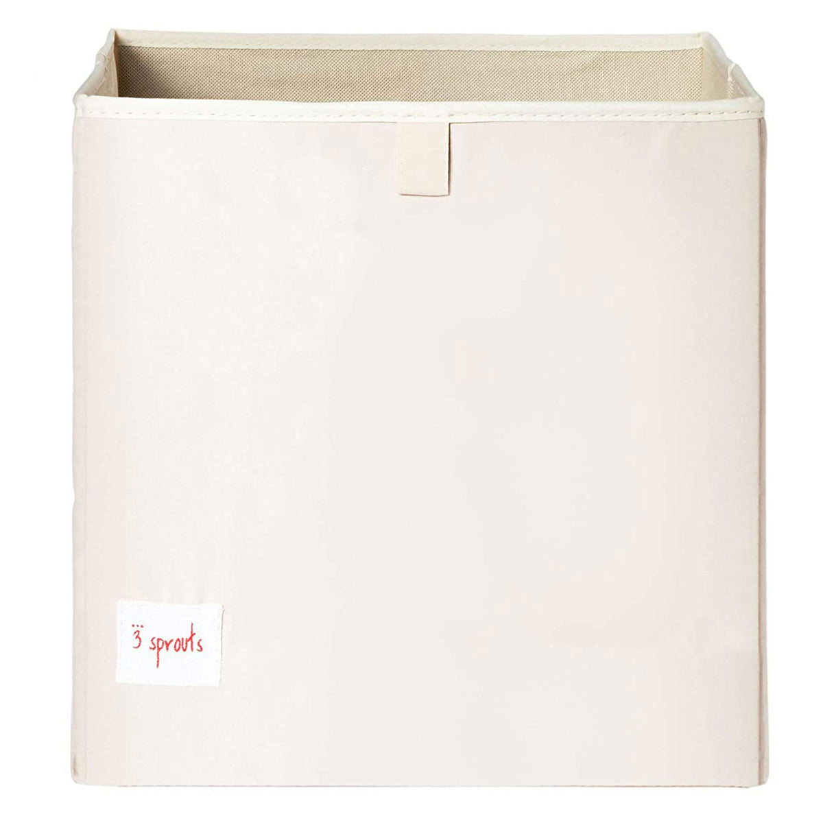 3 Sprouts Kids Foldable Fabric Storage Cube Bin Box, Orange Fox & Bear (2 Pack)