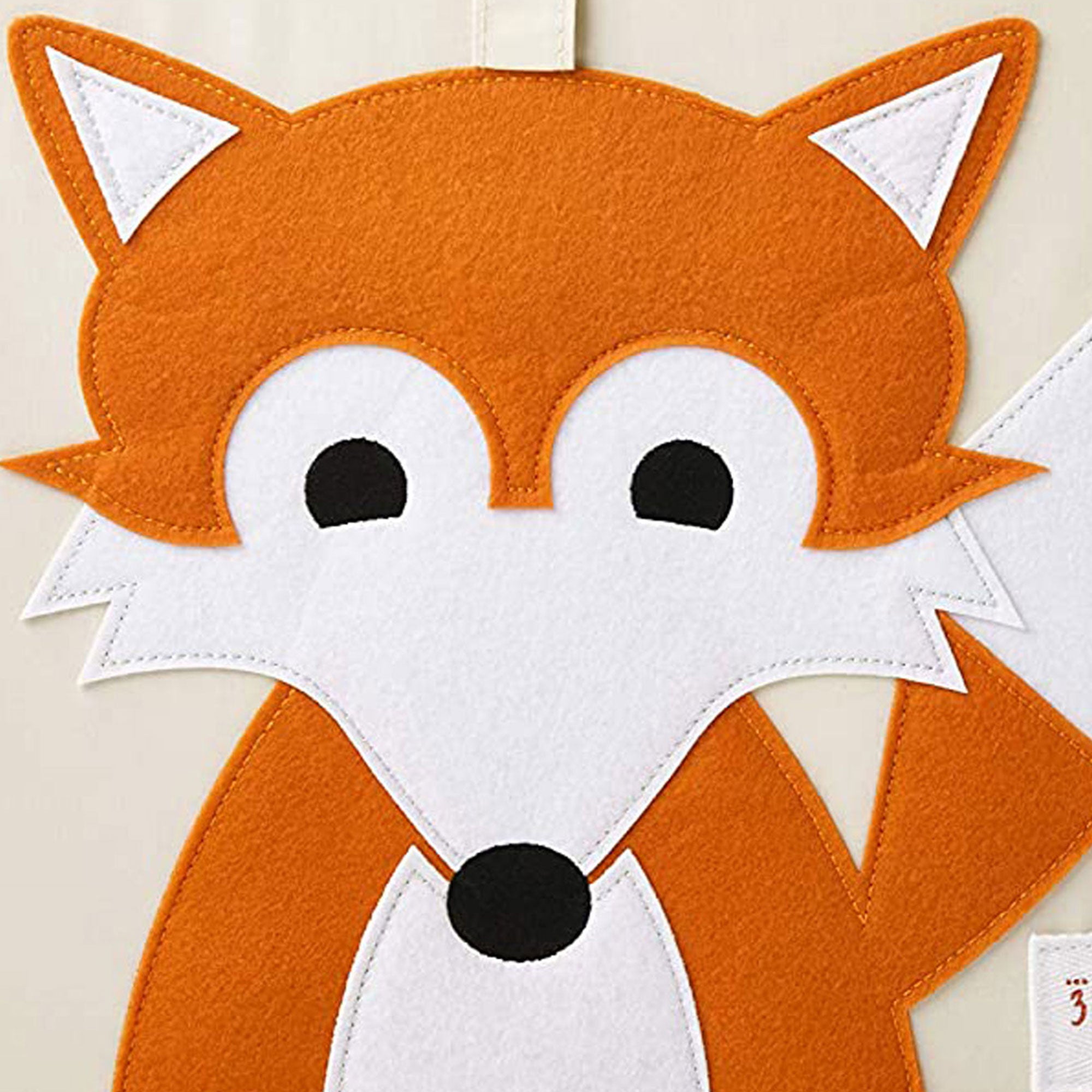 3 Sprouts Kids Foldable Fabric Storage Cube Bin Box, Fox & Hedgehog (2 Pack)