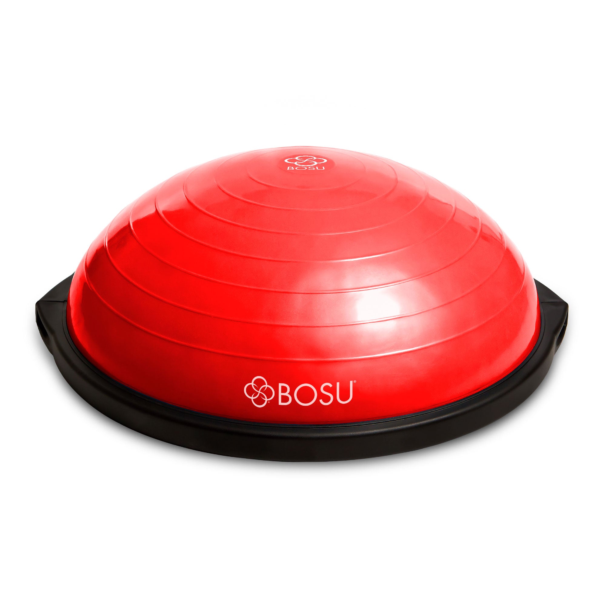 BOSU 26 Inch Yoga Sports Pro Balance Trainer Ball Equipment, Red/Black(Open Box) - VMInnovations