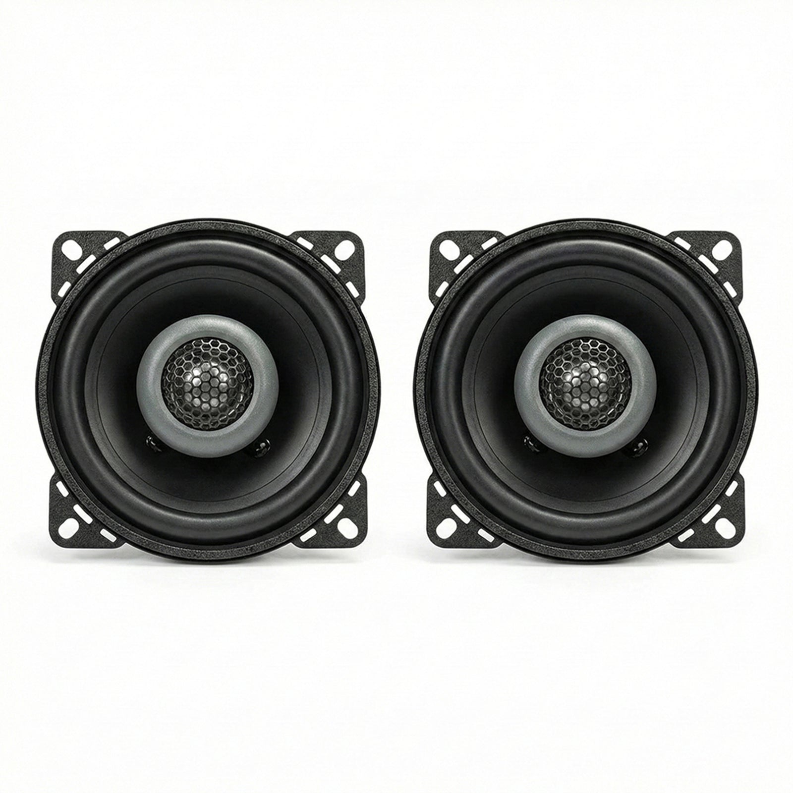 MB Quart FKB110 Formula 4 Inch 2 Way Coaxial Car Audio Speakers Pair, Black - VMInnovations