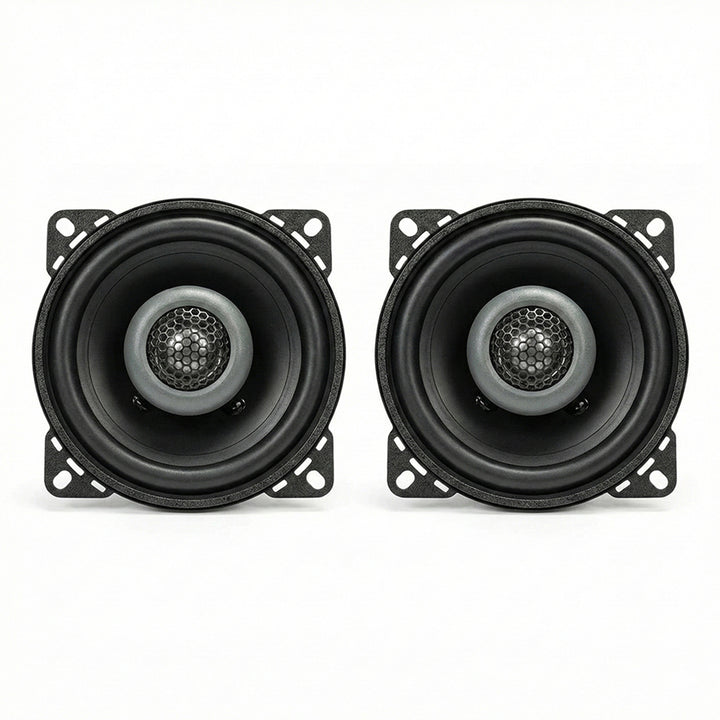 MB Quart FKB110 Formula 4 Inch 2 Way Coaxial Car Audio Speakers Pair, Black - VMInnovations
