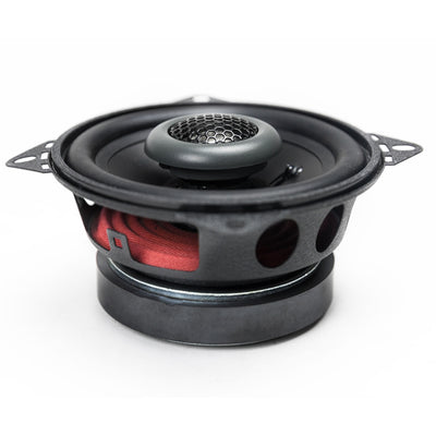 MB Quart FKB110 Formula 4 Inch 2 Way Coaxial Car Audio Speakers Pair, Black - VMInnovations