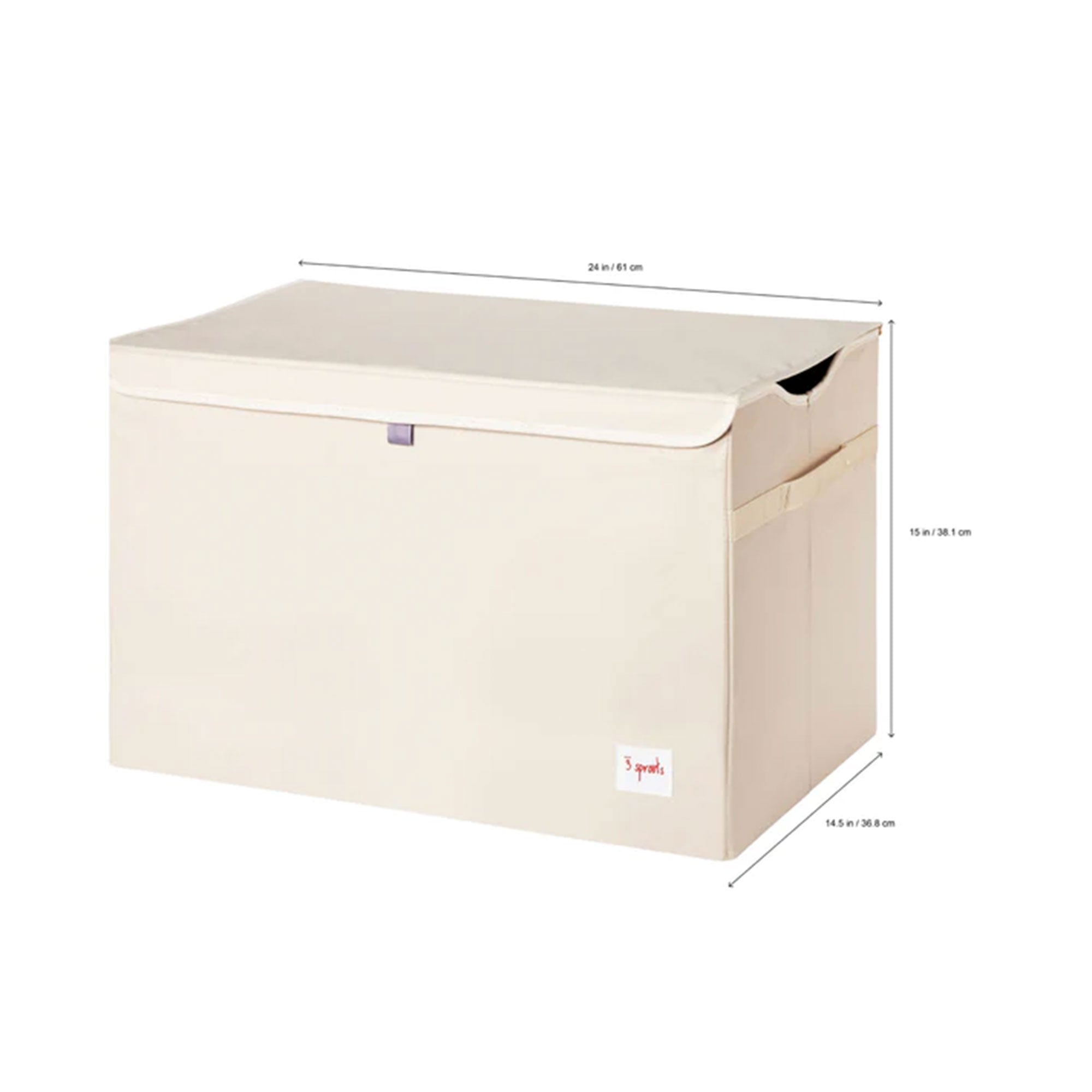 3 Sprouts Collapsible Toy Chest Storage Bin Bundle w/ Elephant + Rhino (2 Pack)