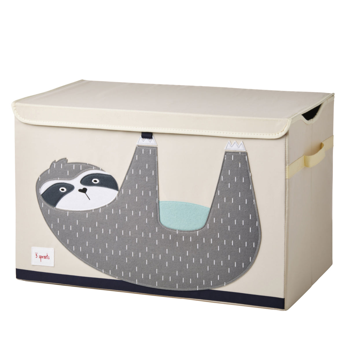 3 Sprouts Collapsible Toy Chest Storage Bin Bundle w/ Elephant + Sloth (2 Pack) - VMInnovations