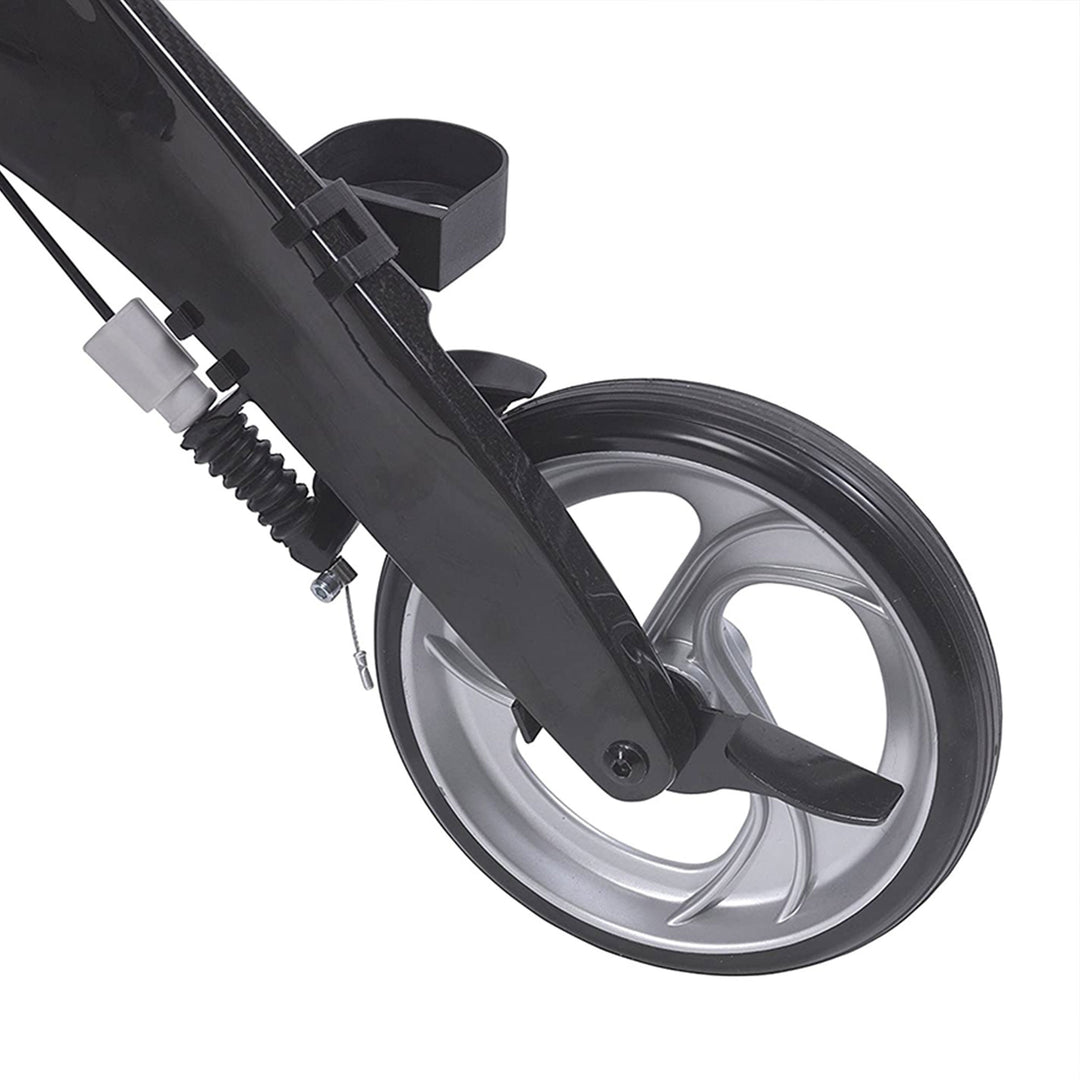 Drive Medical Nitro Elite CF Carbon Fiber Rollator Walker Chair w/ Brake, Black - VMInnovations