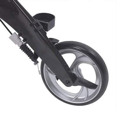 Drive Medical Nitro Elite CF Carbon Fiber Rollator Walker Chair w/ Brake, Black - VMInnovations