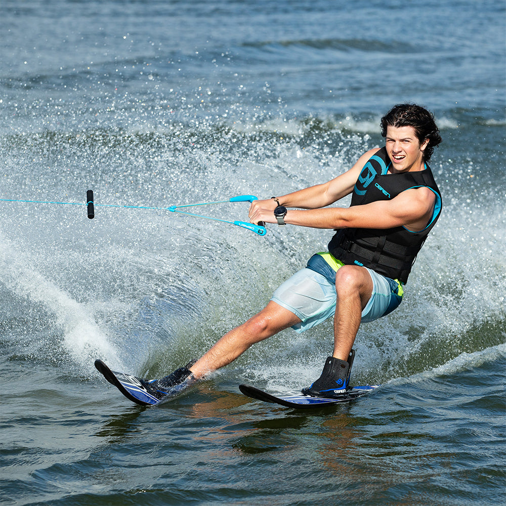 O'Brien Watersports Adult 68 inches Celebrity Water skis, Blue and Black (Used) - VMInnovations