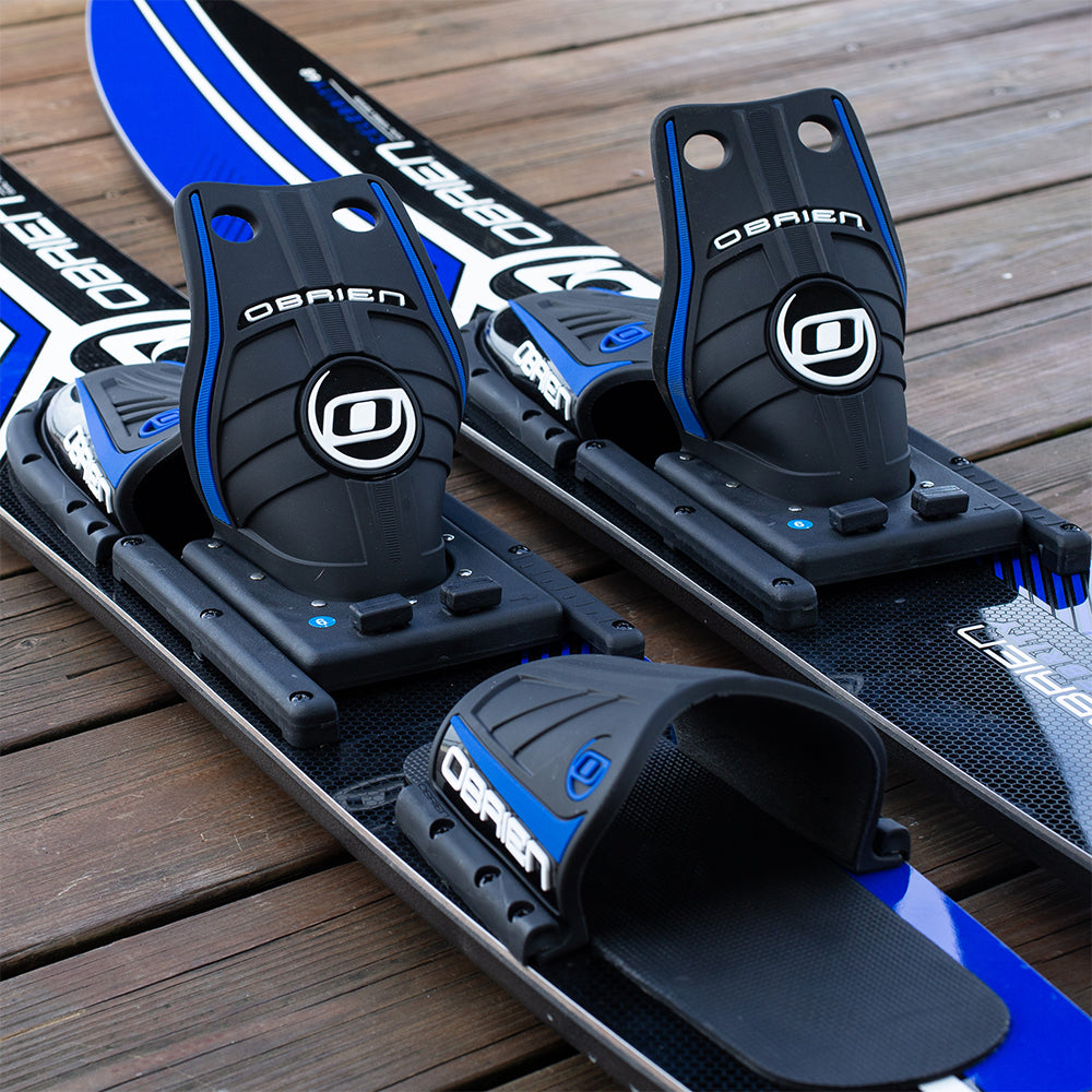 O'Brien Watersports Adult 68 inches Celebrity Water skis, Blue and Black (Used)