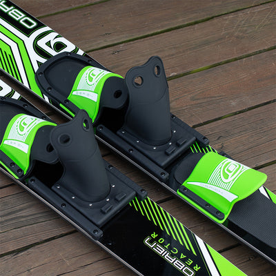 O'Brien Watersports 67" Reactor Combo Water skis, Green and Black (For Parts)